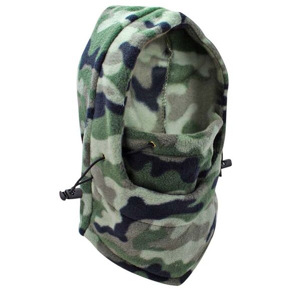 Snood Hat Ski Mask With Drawstring - Picture 4 of 6